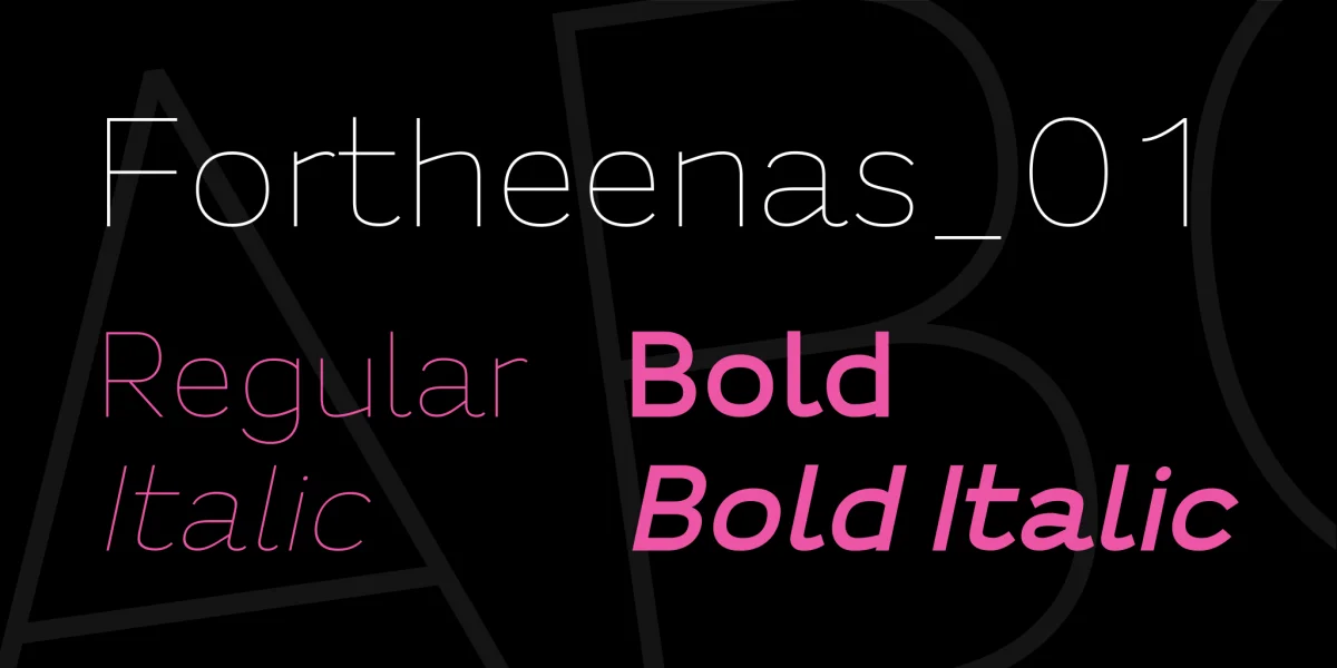 Fortheenas_01 Font Family