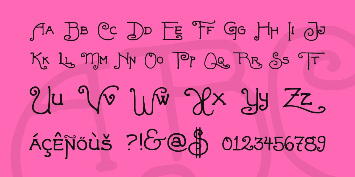 Fortunaschwein Font preview 4