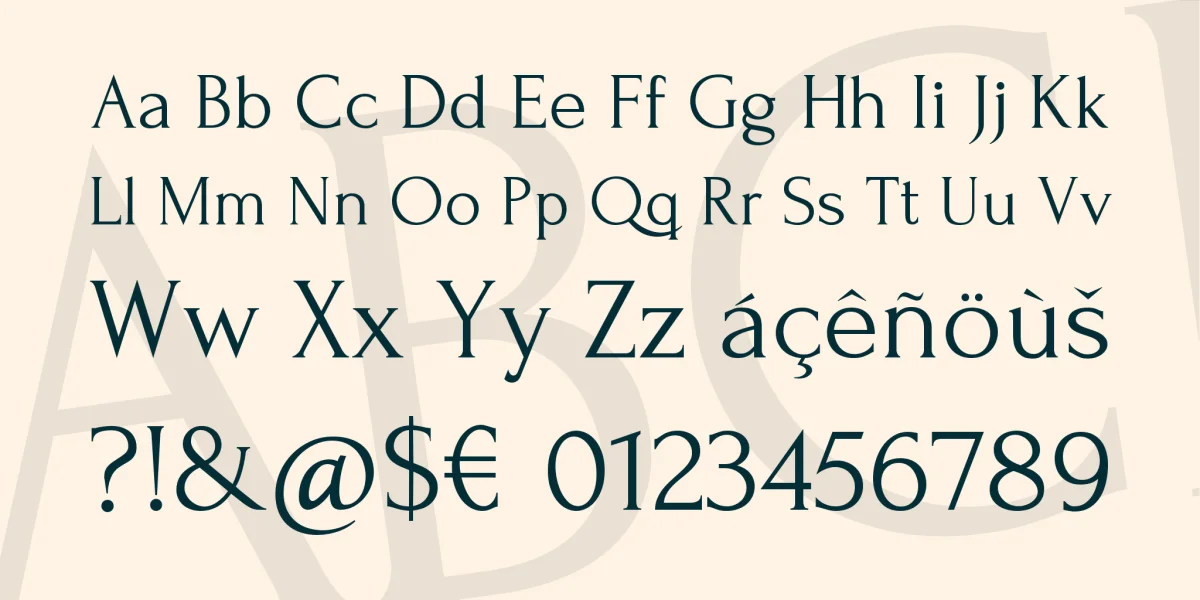 Forum Font preview 9