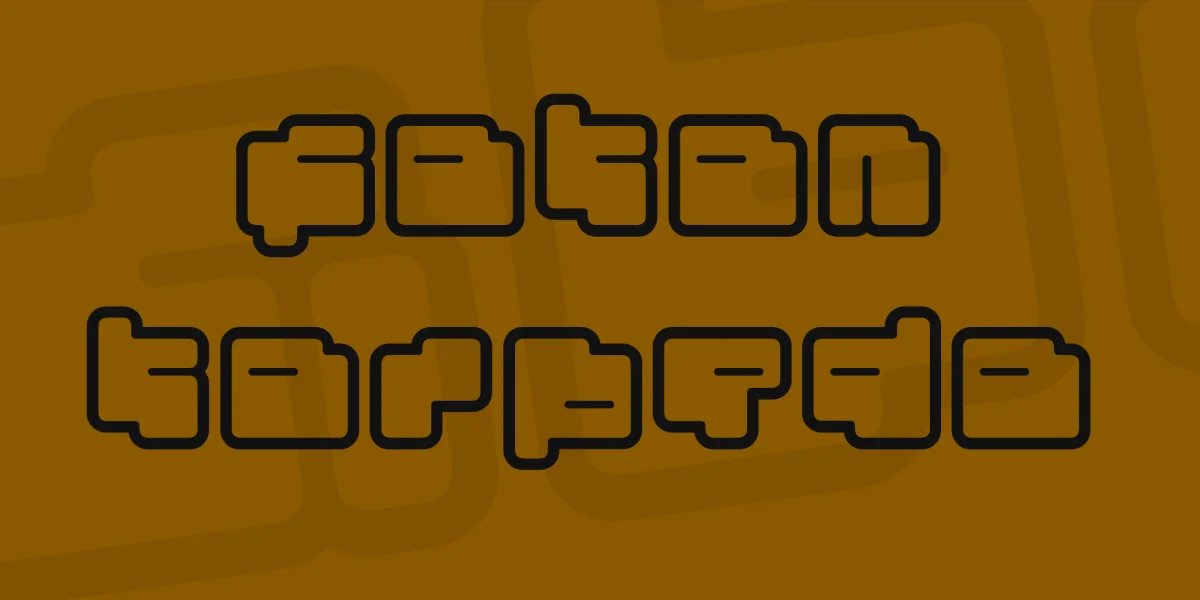 foton torpedo Font