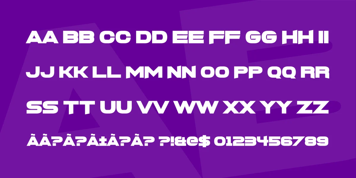 FoughtKnight X Font preview 3