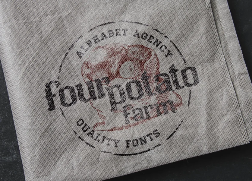 four potatoes farm Font