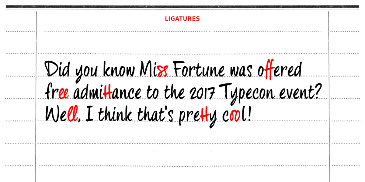 fourHand_TRIAL Font preview 4