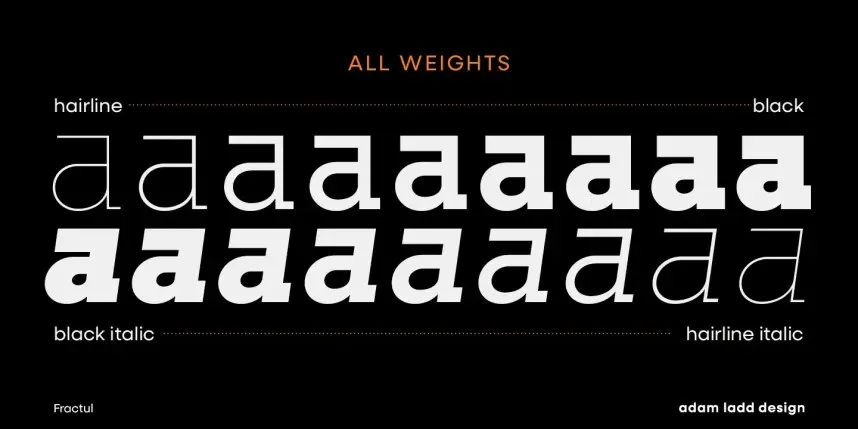 Fractul And Fractul Alt Font Family preview 2
