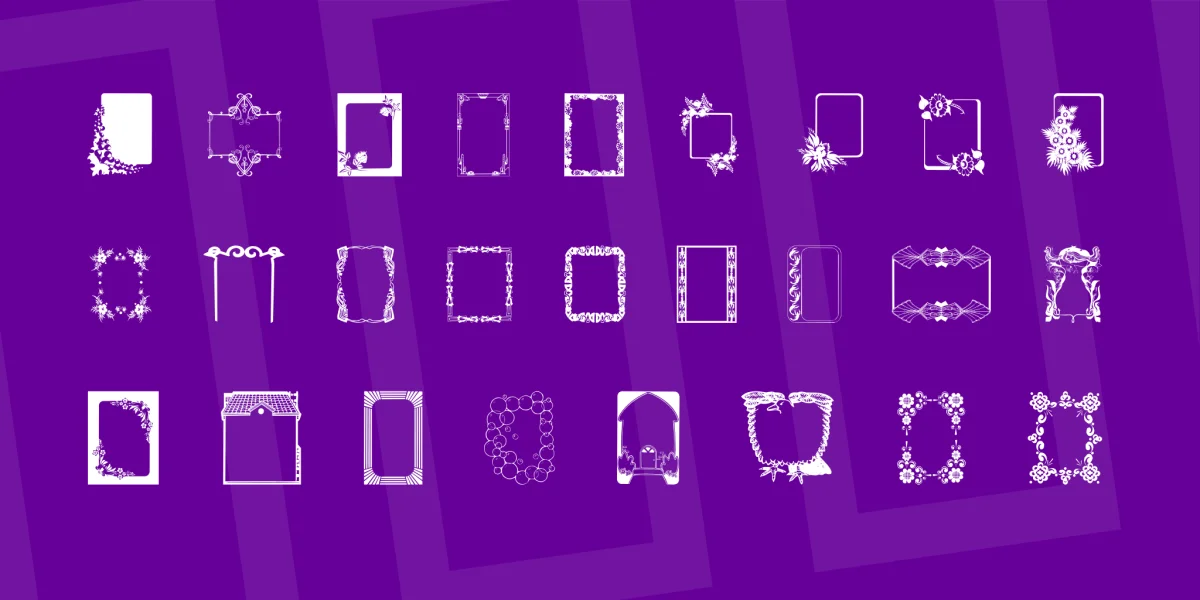 Frames Font
