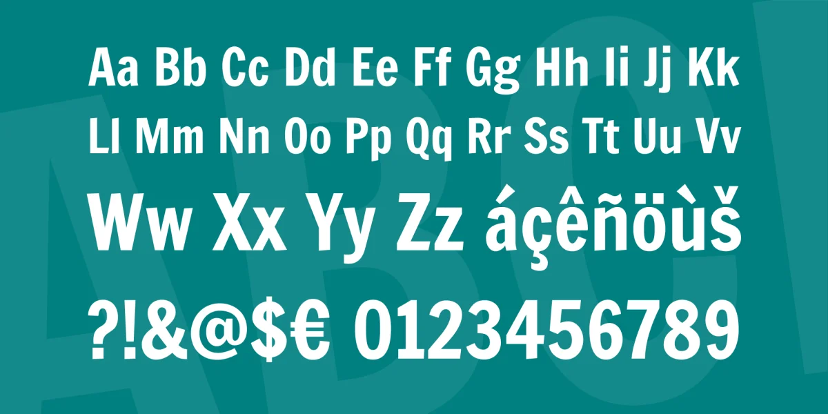 Francois One Font preview 3