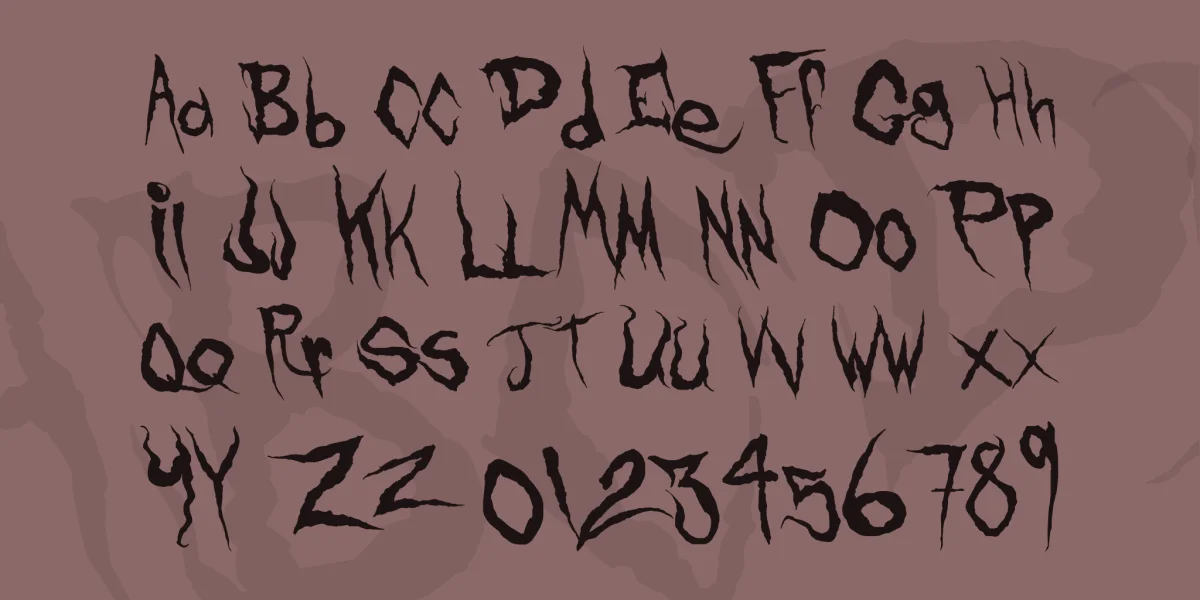 Frank Knows Font preview 3