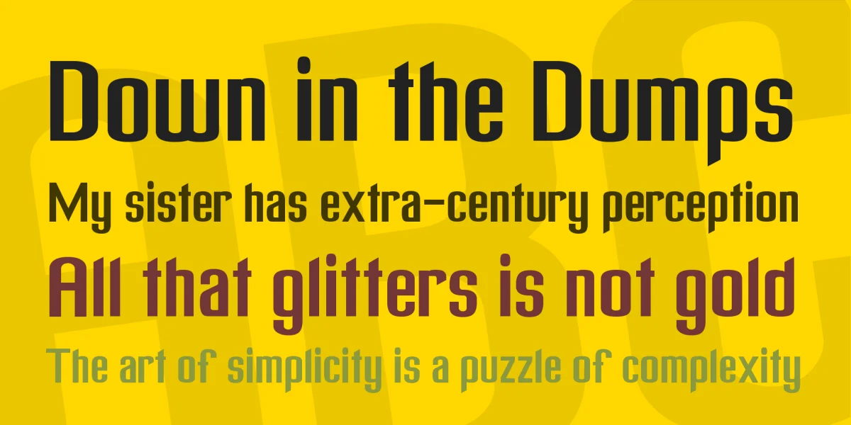 Freak out, Go bananas Font preview 2