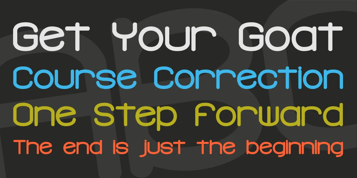 Freak Turbulence BRK Font preview 2