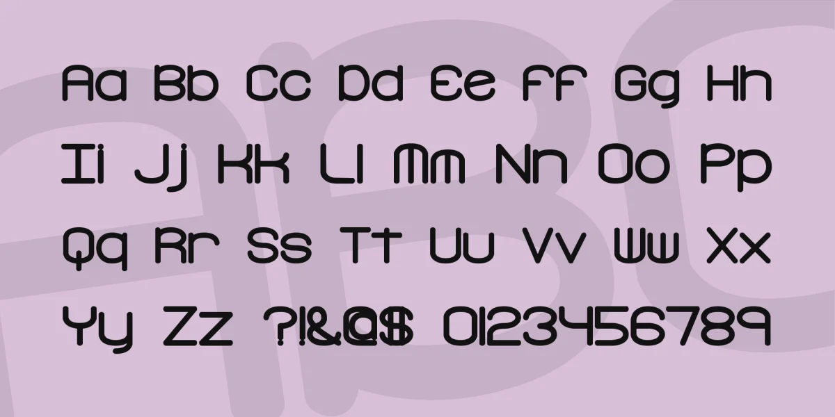 Freak Turbulence BRK Font preview 3