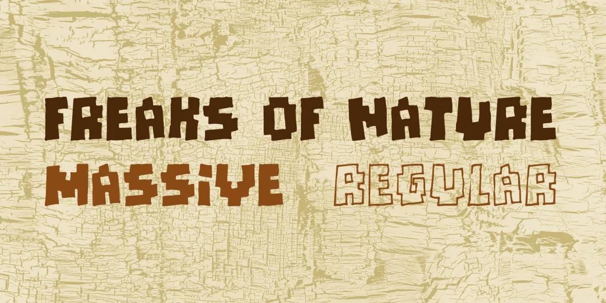 Freaks of Nature Font Family