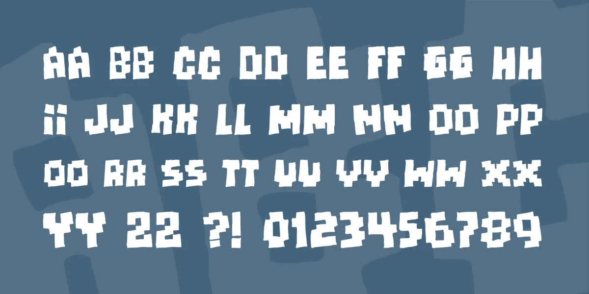 Freaks of Nature Font Family preview 2