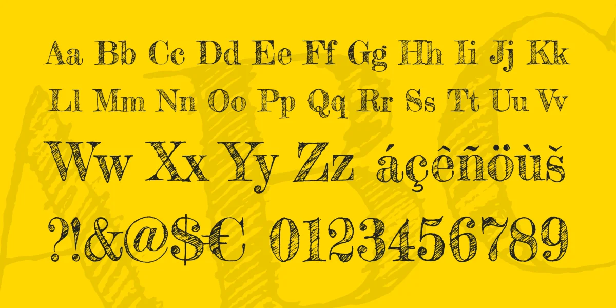 Fredericka the Great Font preview 3