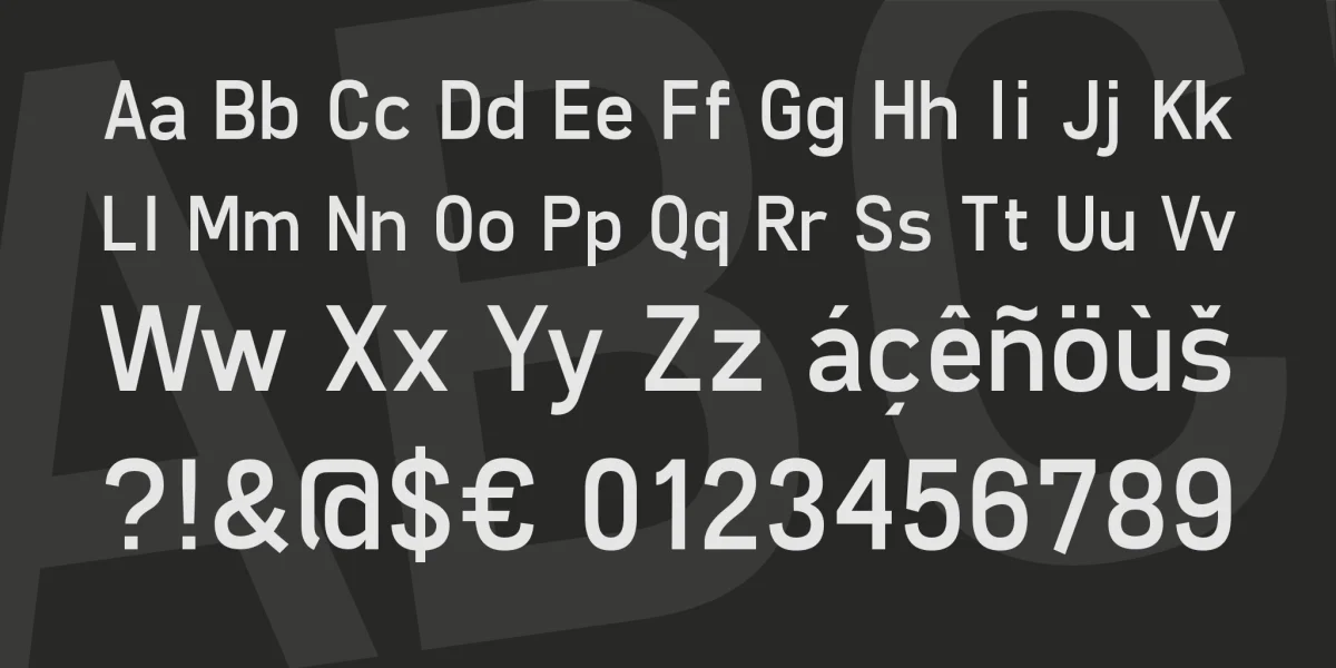 Freeroad Font Family preview 4