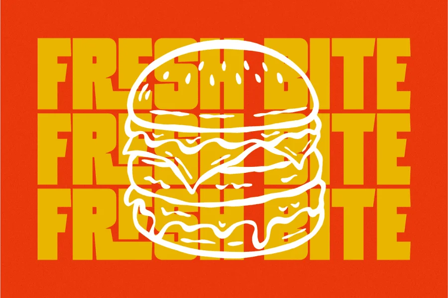 Fresh Burger Font preview 3
