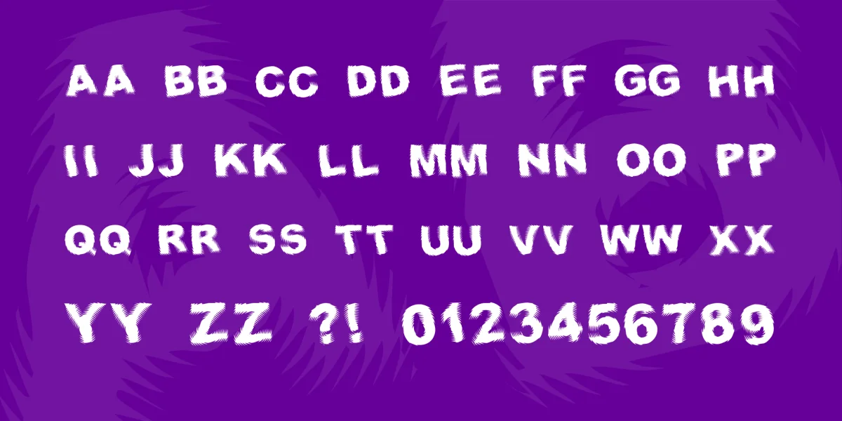 Fresnel Font preview 2