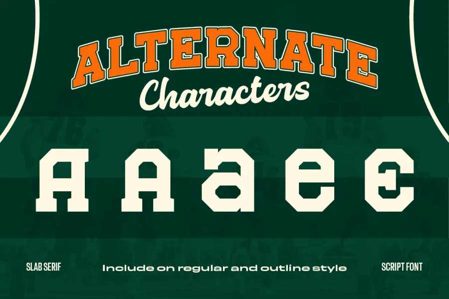 Frestype Atlethic Font Family preview 10