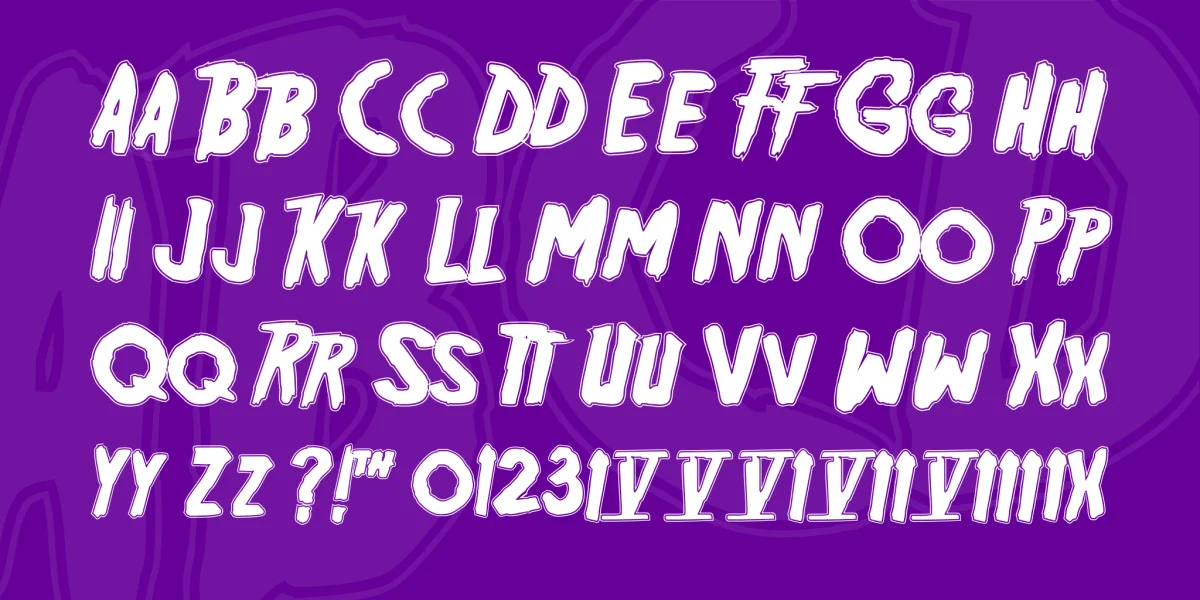 Friday13 Bonus NFI Font preview 3
