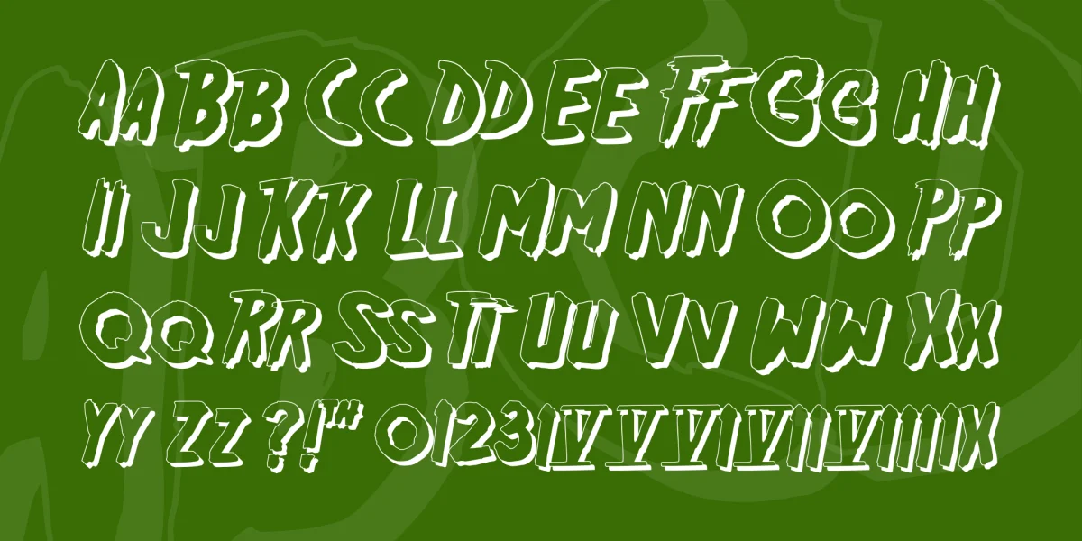 Friday13SH Font preview 3