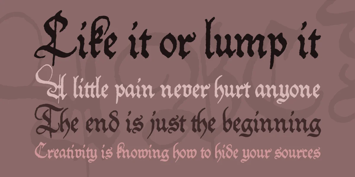 Friedolin Font preview 2