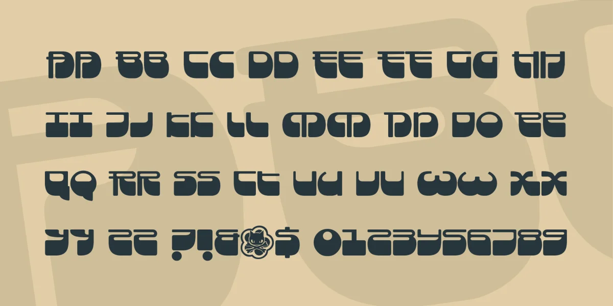 Frigate Font Family preview 3