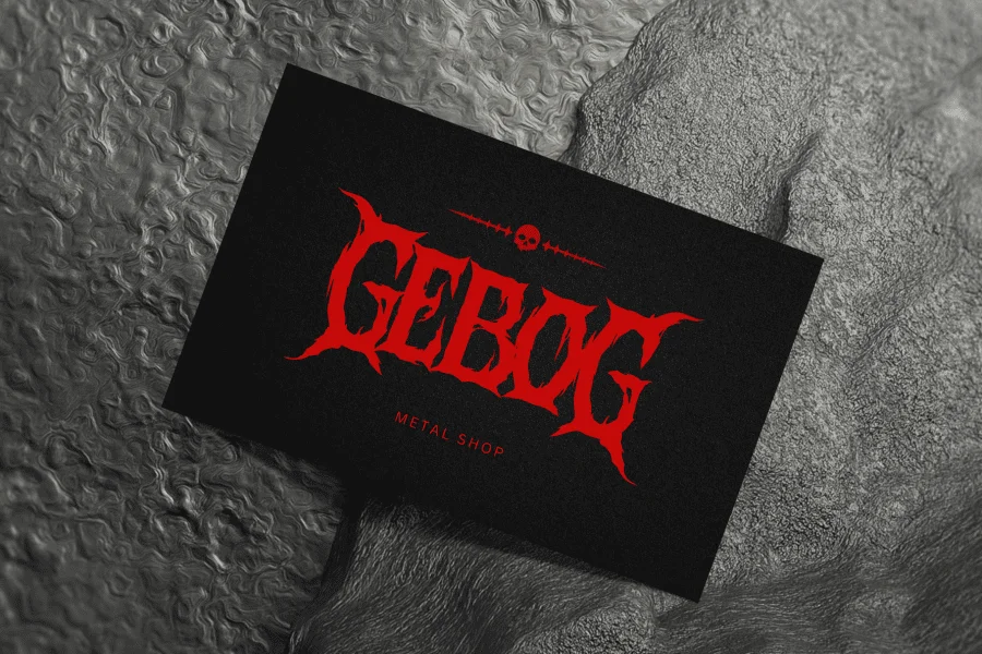 Frost Scream Font preview 6