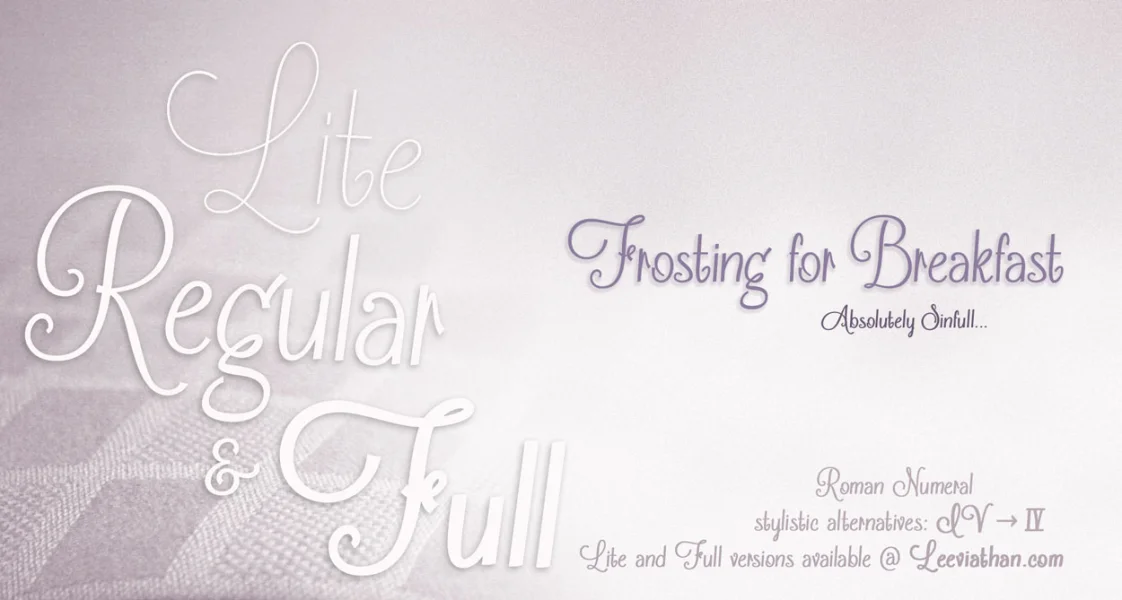 Frosting for Breakfast Font
