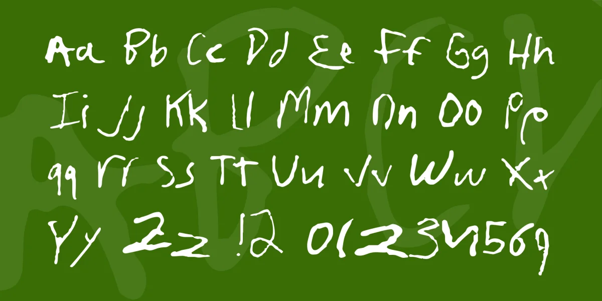 frusciante Hand Font preview 5