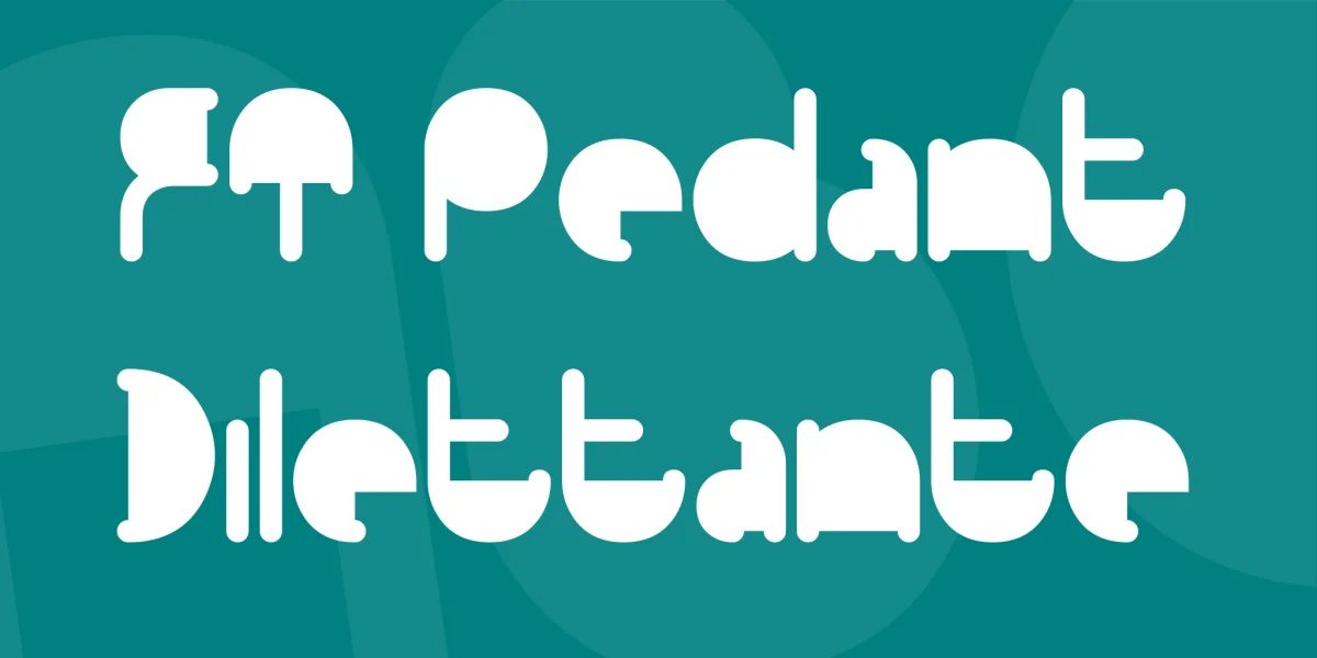 FT Pedant Dilettante Font