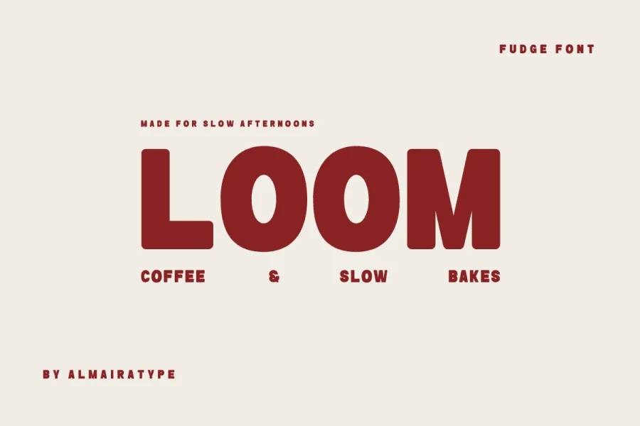 Fudge Font preview 4