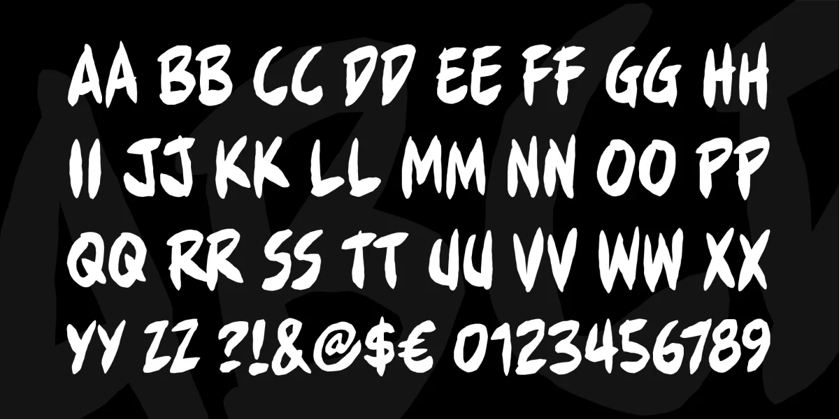 Full Bleed BB Font Family preview 3