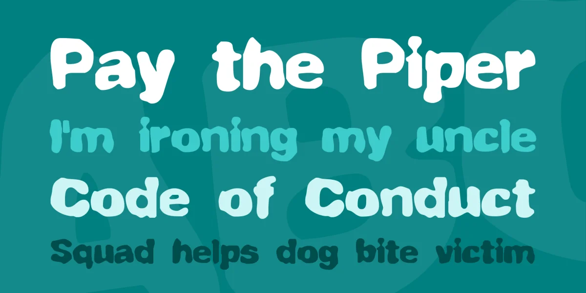 Fully Completely BRK Font preview 2