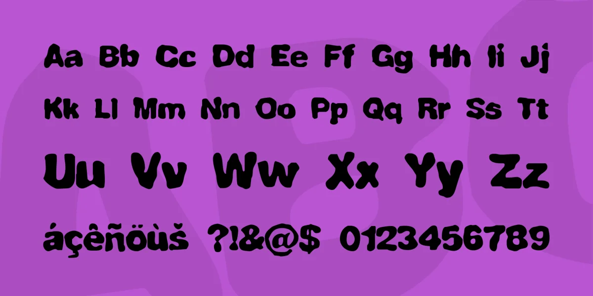 Fully Completely BRK Font preview 3