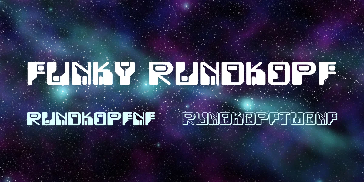 Funky Rundkopf Font Family