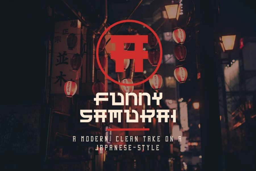 Funny Samurai Demo Font Family preview 10