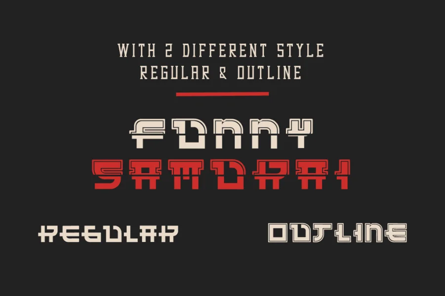 Funny Samurai Demo Font Family preview 9