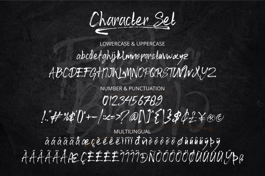Fusha Brush Font preview 10