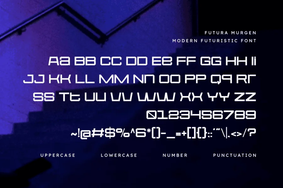 Futura Mugen Font preview 2