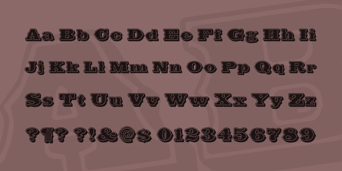 Future West Font preview 3