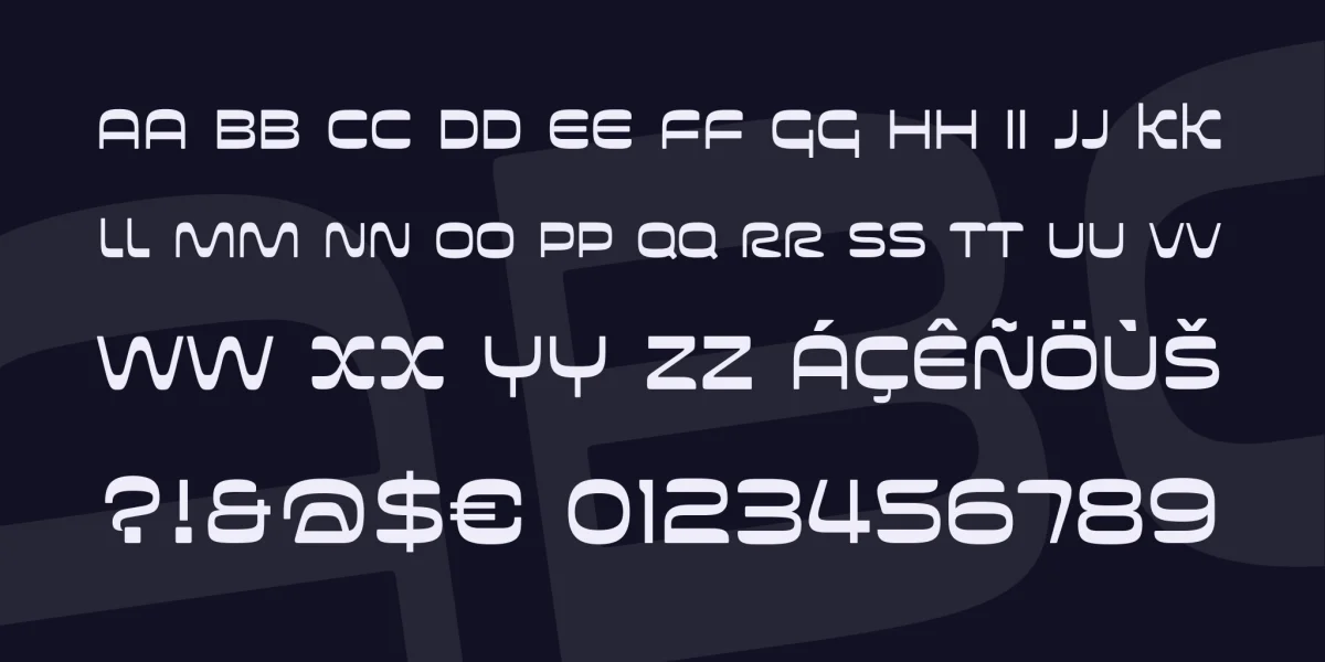 Futurespore Font preview 4
