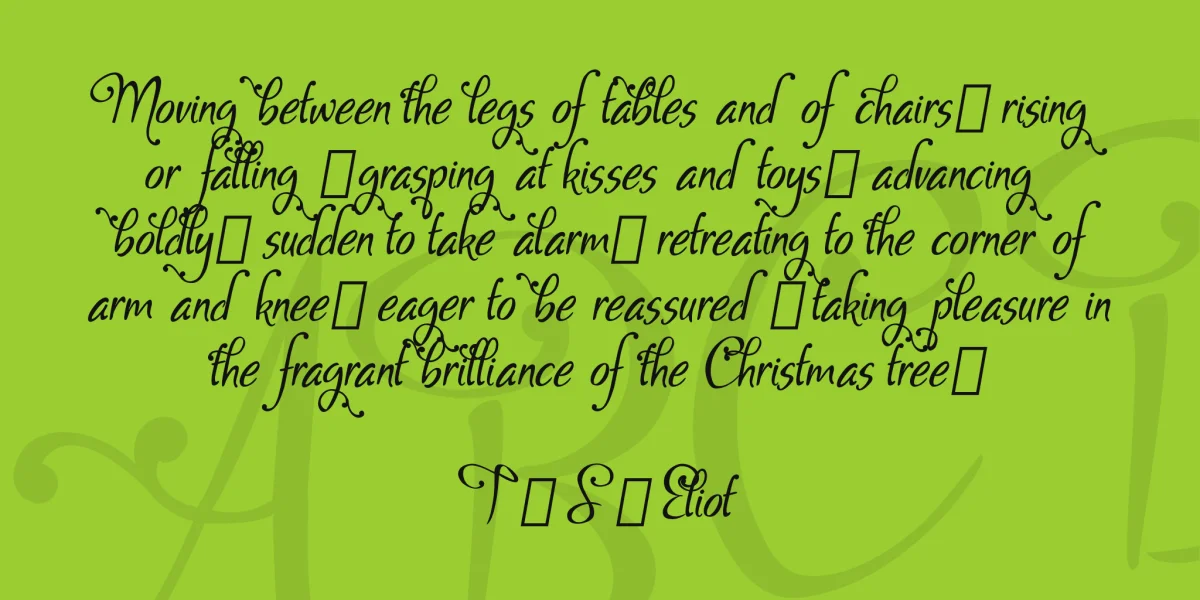 Gaby Font preview 6