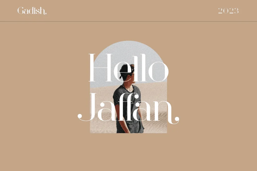 Gadish Font preview 3