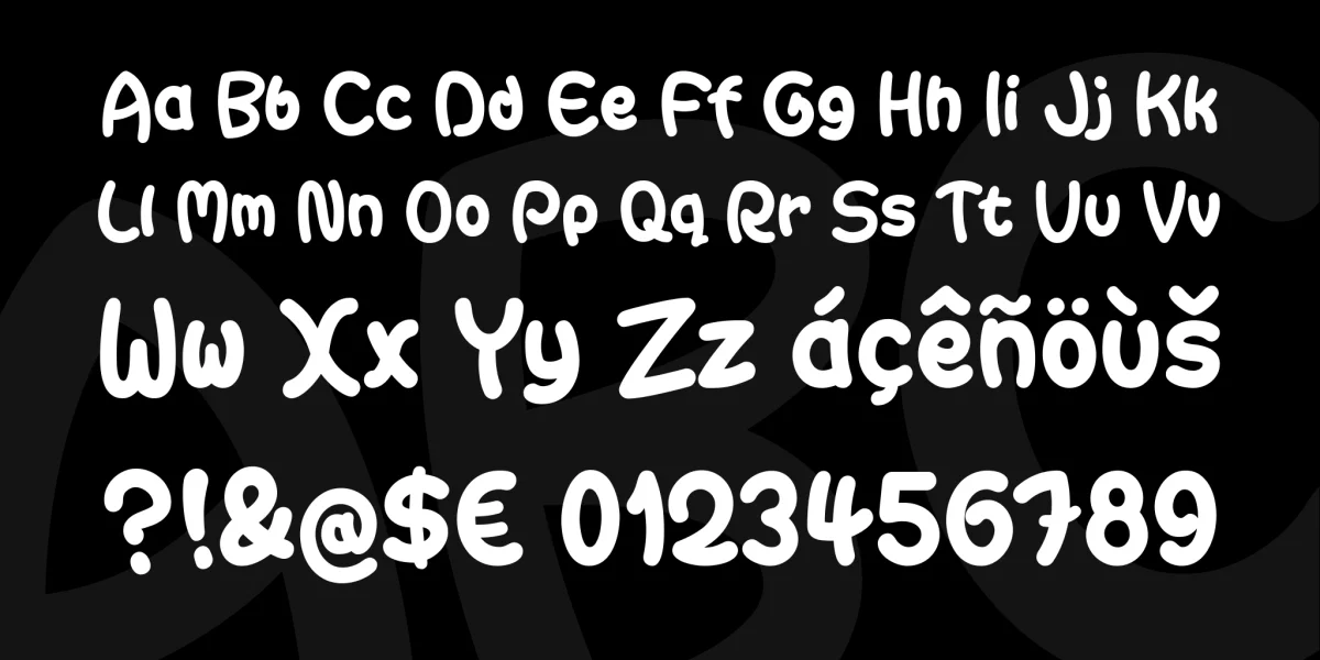 Gaitera Ball Font preview 5