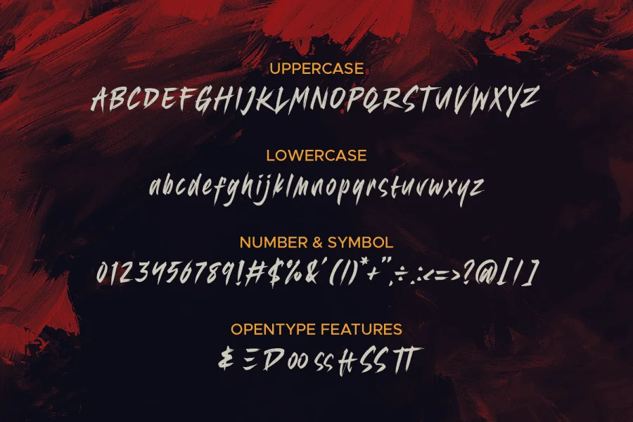 Gakuran Demo Font preview 2