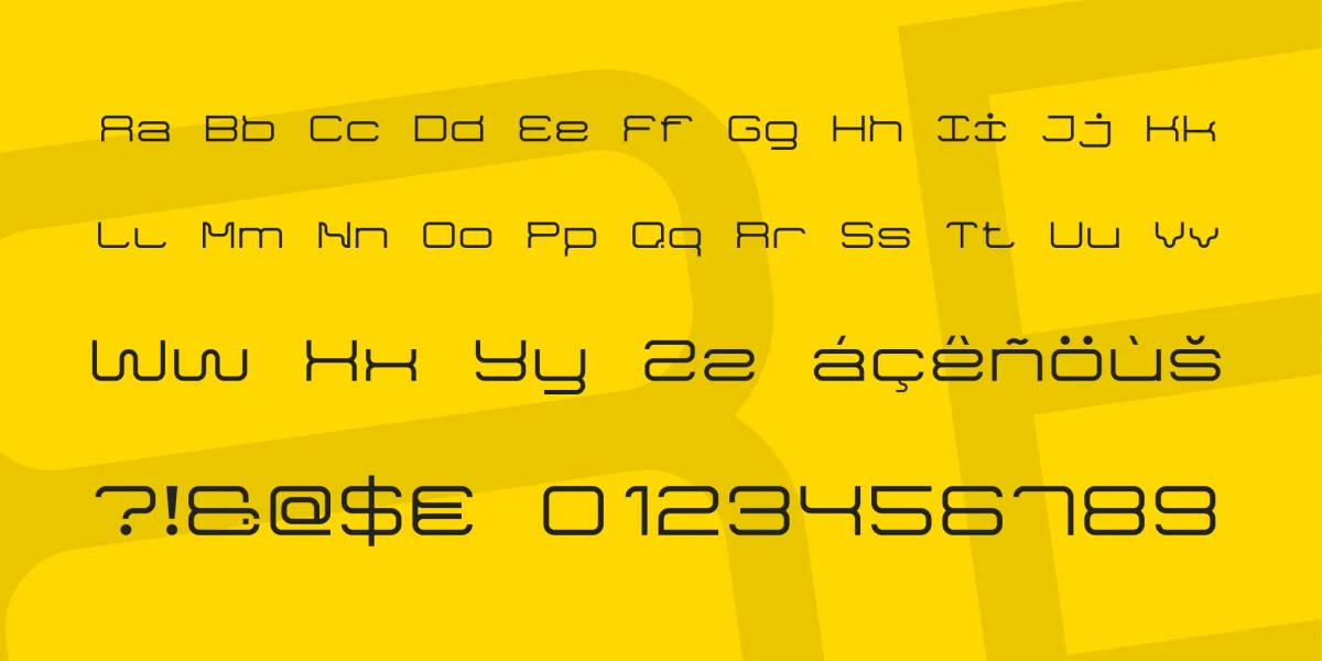Game Font 7 Font preview 3