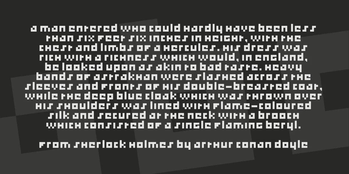 game over Font preview 3