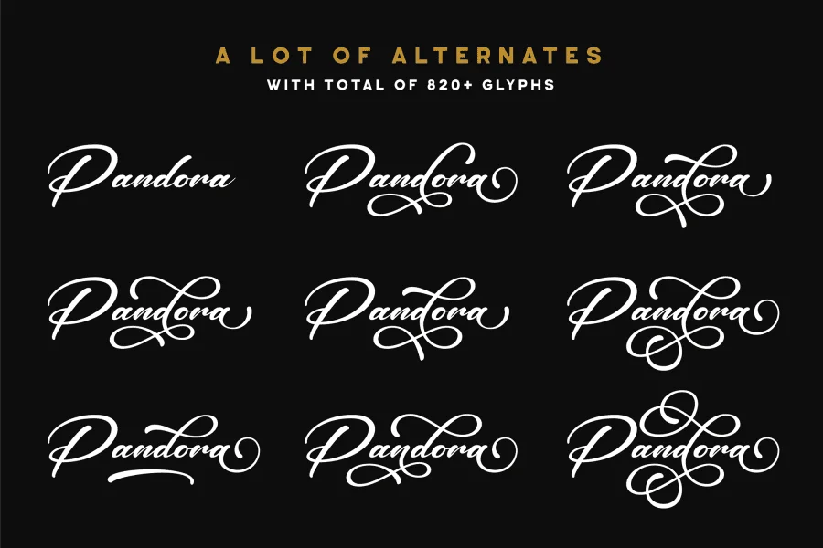Ganetha Font preview 10