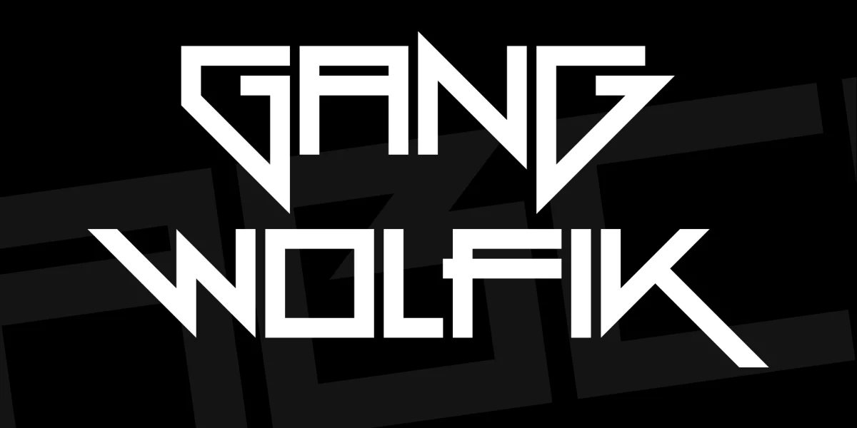 Gang Wolfik Font