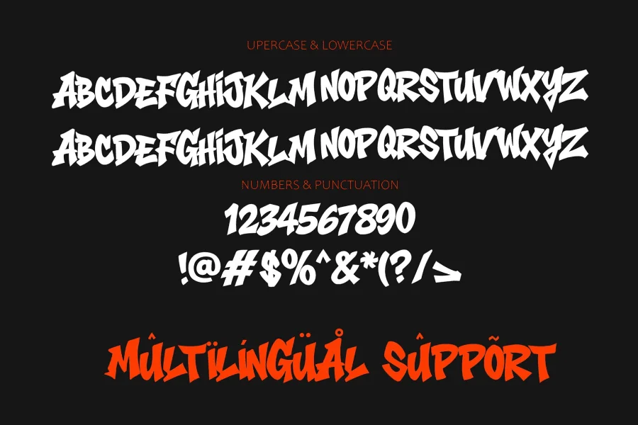 Ganker Storm Font preview 7