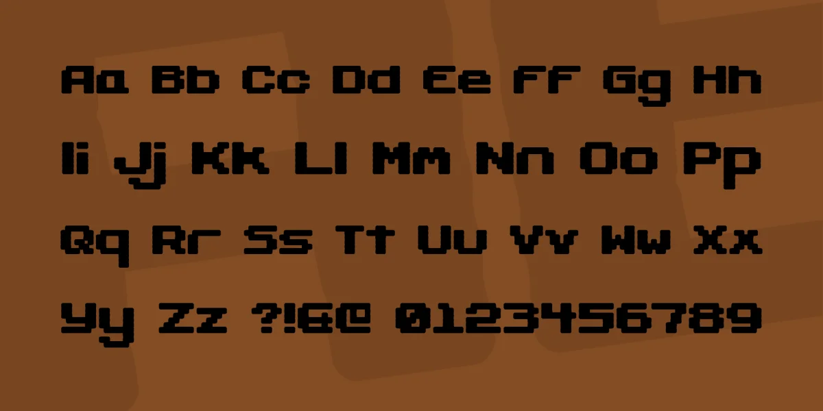 Gaposis BRK Font Family preview 2